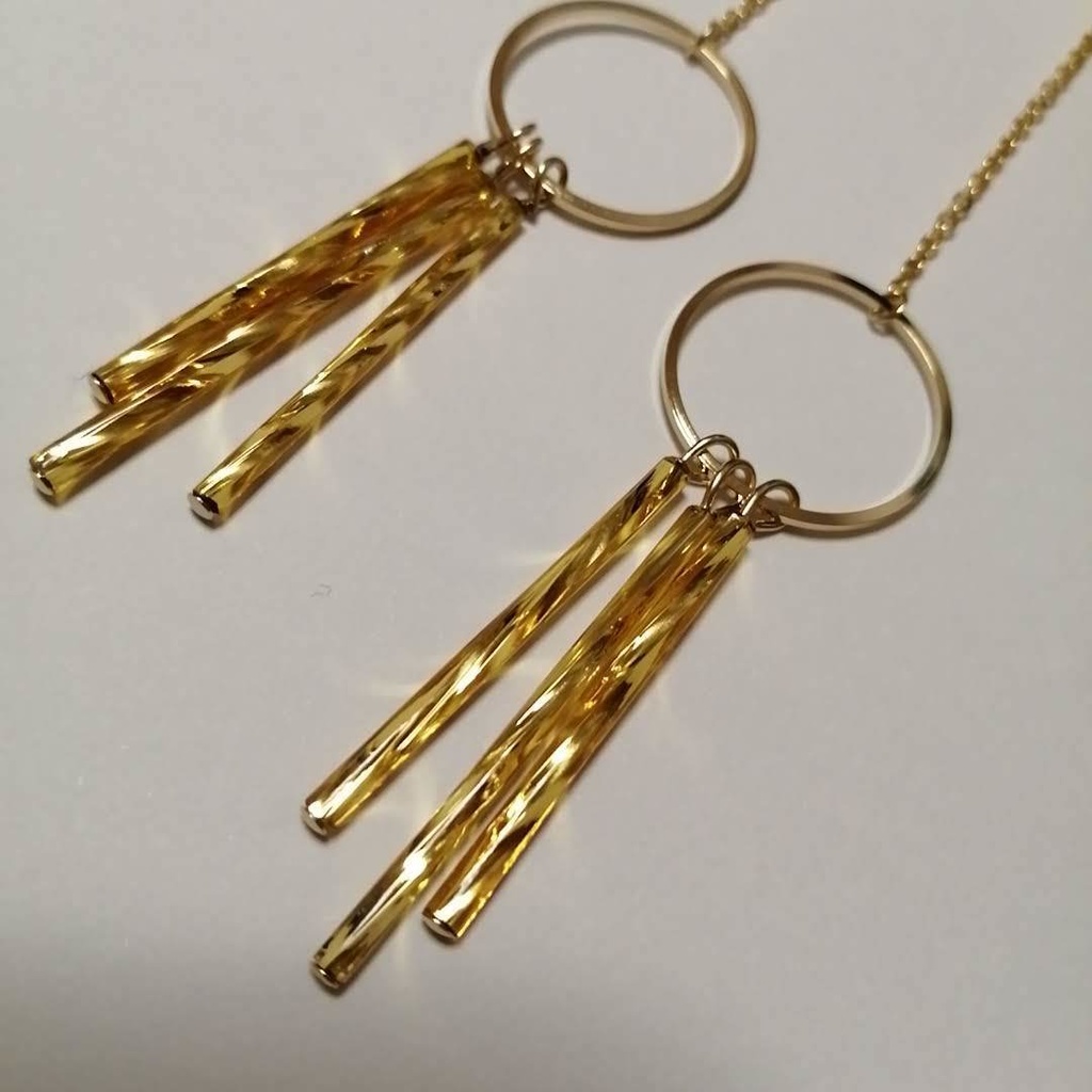 太陽鉱石イヤリング