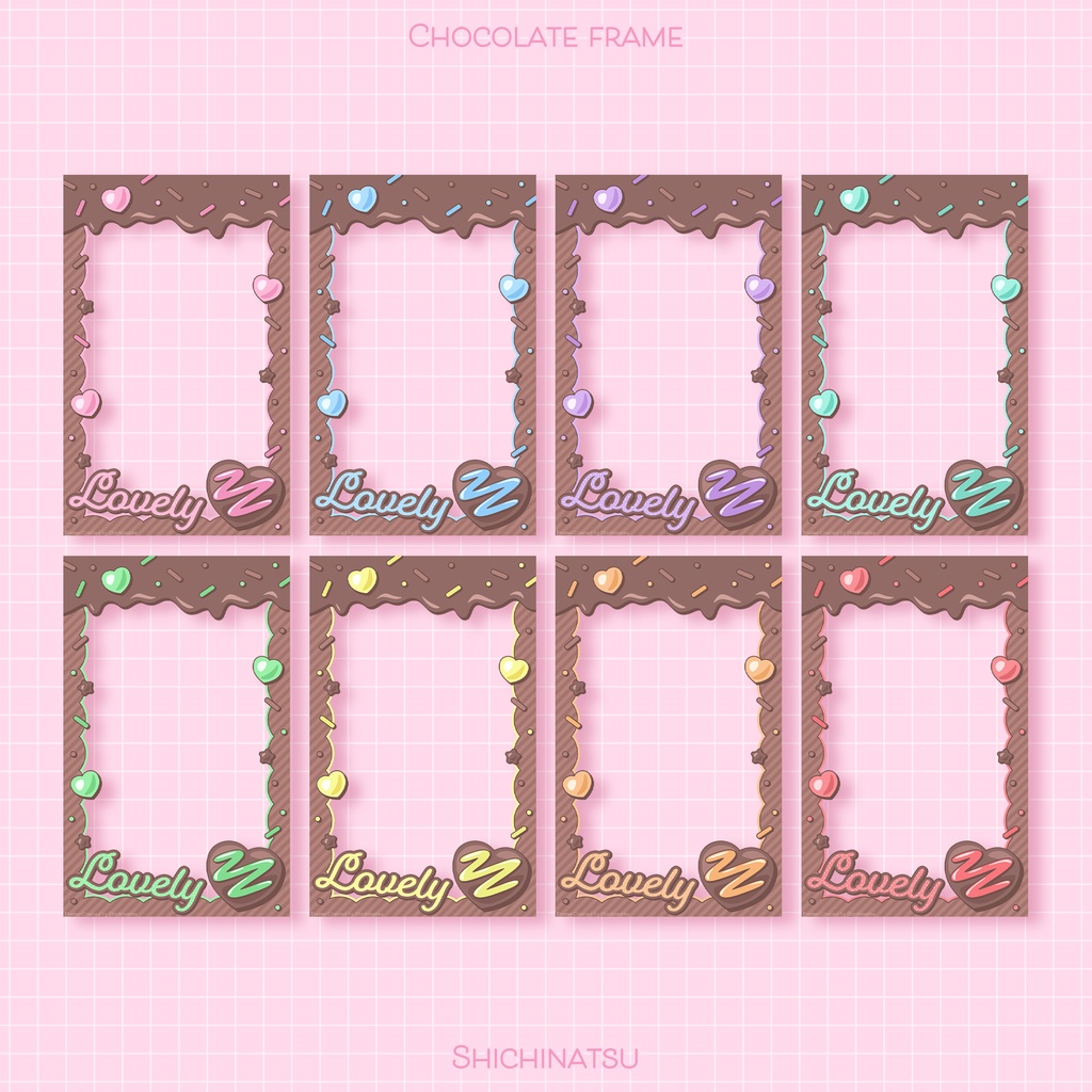 【無料】バレンタインチョコフレーム🍫💕