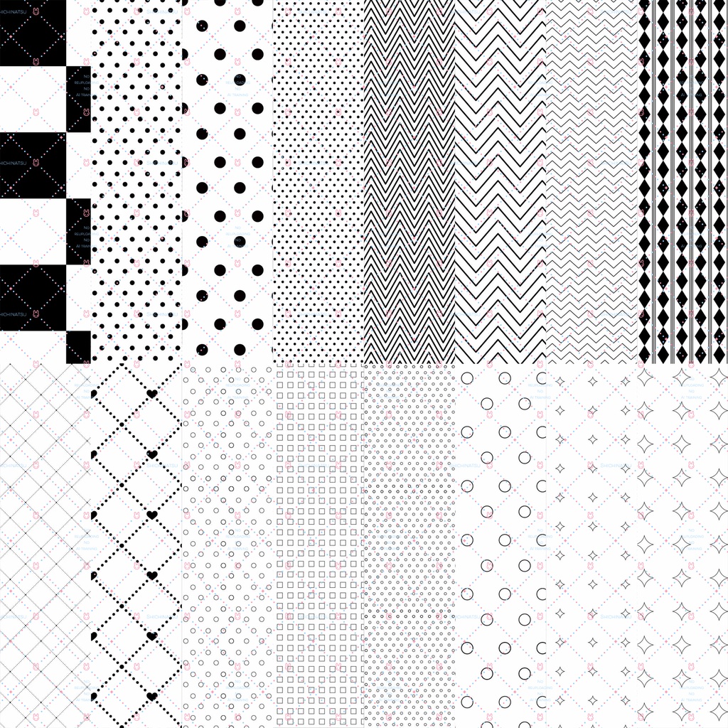 【Vector】ベクター柄50種セット【illustrator】