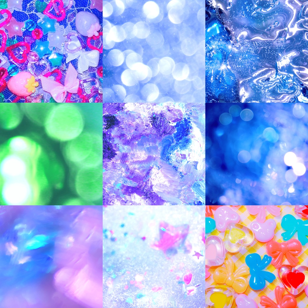 【大容量62枚✨】きらきら写真素材セット/Fancy pictures set【Photoshop】