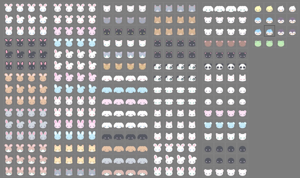 【315種】動物イラストセット🐰💕【ベクターデータ】