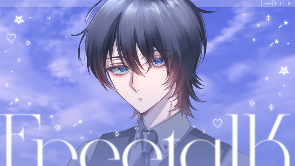 【カラバリ全12色】ゆめかわドリーム💞Vtuber雑談サムネイル素材🎀【4種セット】