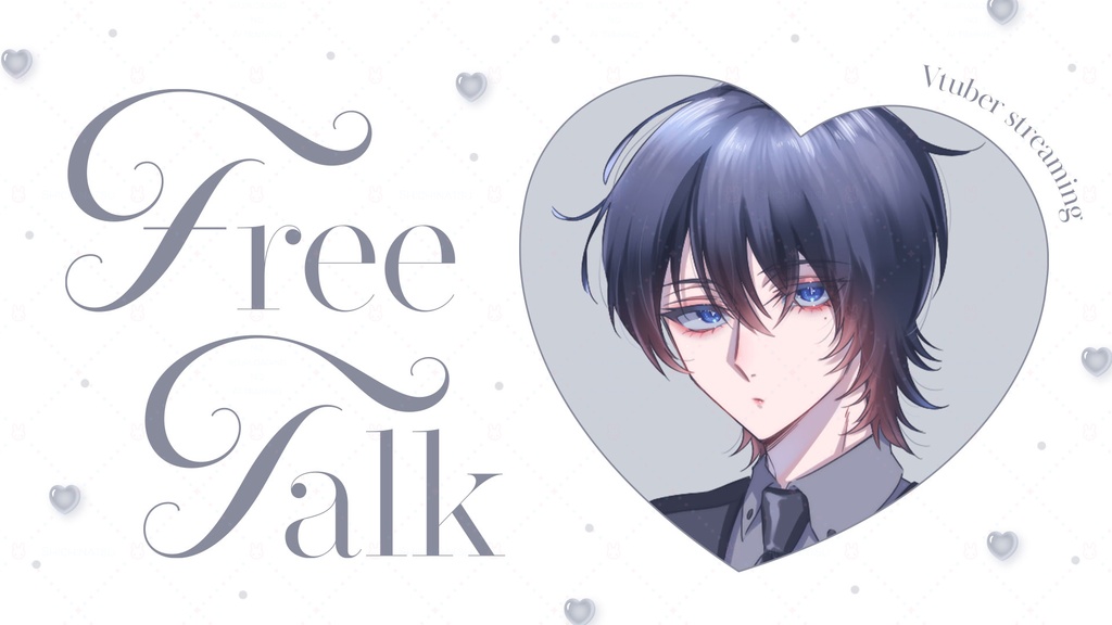 【カラバリ全12色】ゆめかわドリーム💞Vtuber雑談サムネイル素材🎀【4種セット】