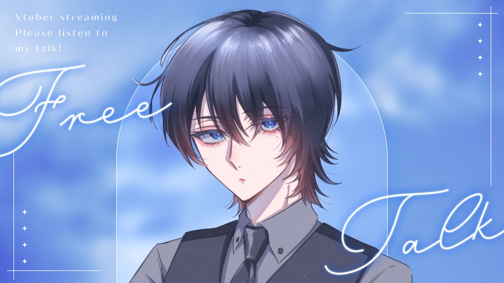 【カラバリ全12色】ゆめかわドリーム💞Vtuber雑談サムネイル素材🎀【4種セット】