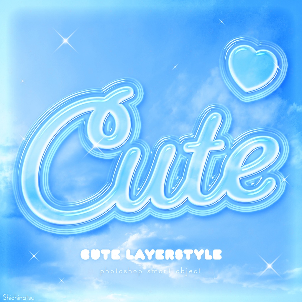 【Photoshop】かわいい💖レイヤースタイル3【Layerstyle】
