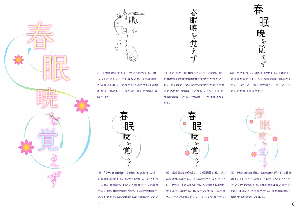 【無料公開】タイポグラフィーのメイキング・ロゴまとめ本