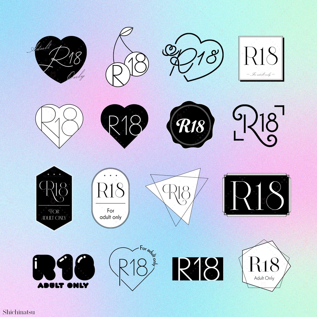 【♡大容量♡】R18アイコン66個セット【ベクターデータ付き】