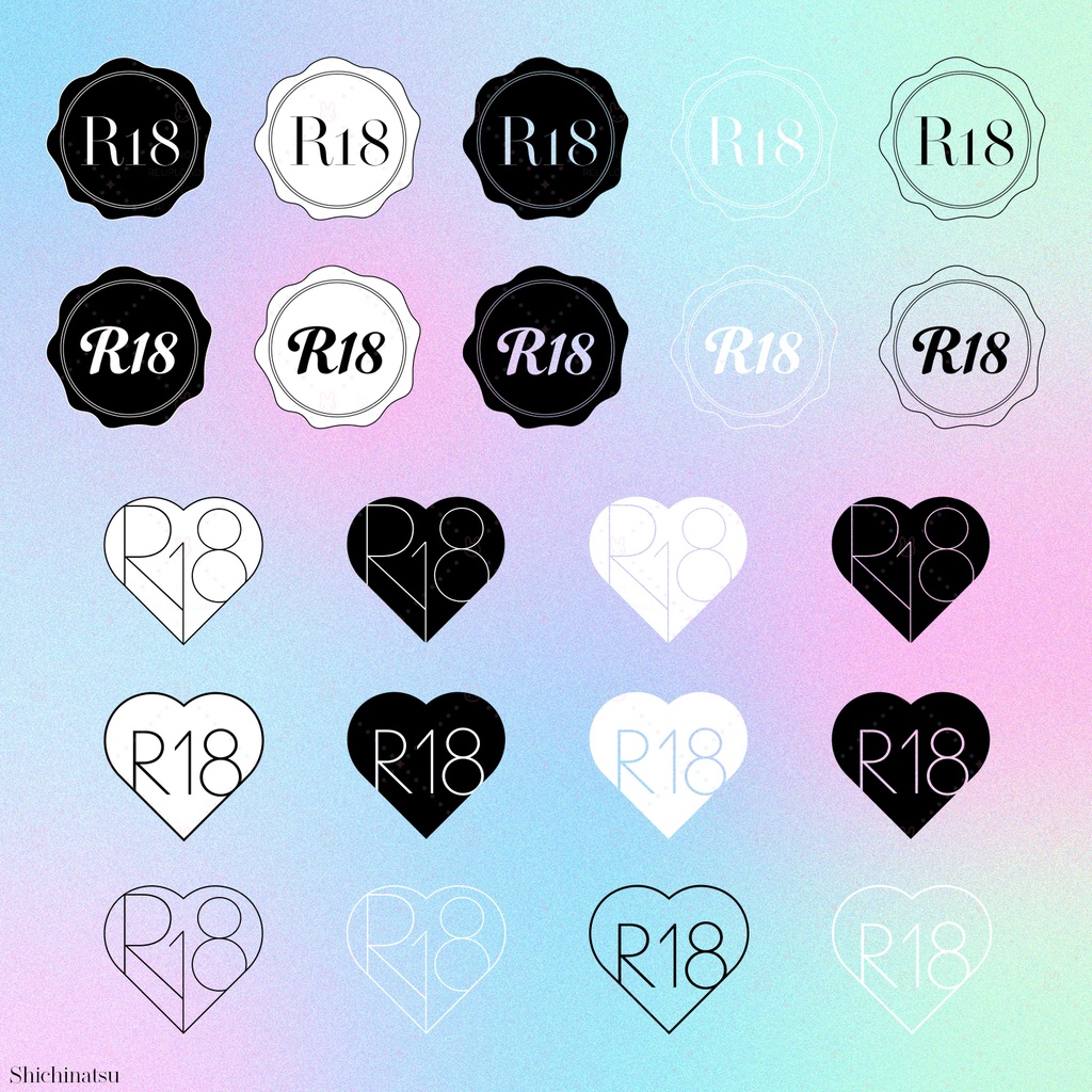 【♡大容量♡】R18アイコン66個セット【ベクターデータ付き】