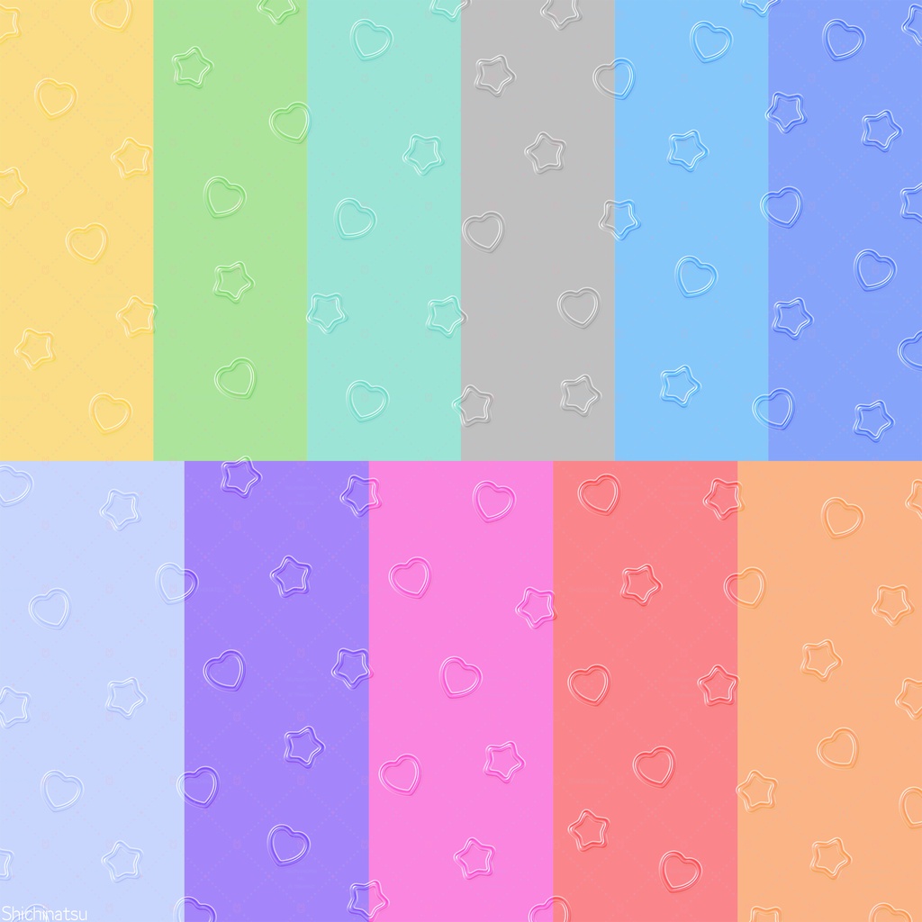 【大容量78枚】ぷっくりうるつや♡背景素材集ver.2【PNG高解像度】