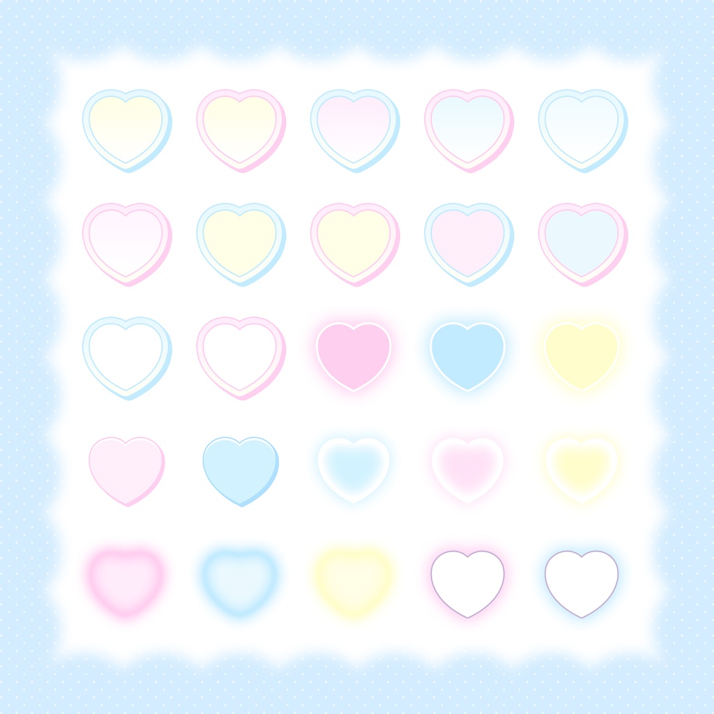 【全200種♡】ミルキーレイヤースタイル⋆˚₊【Photoshop】