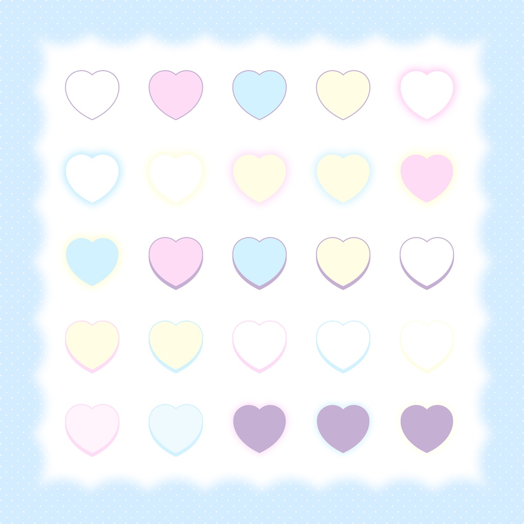 【全200種♡】ミルキーレイヤースタイル⋆˚₊【Photoshop】