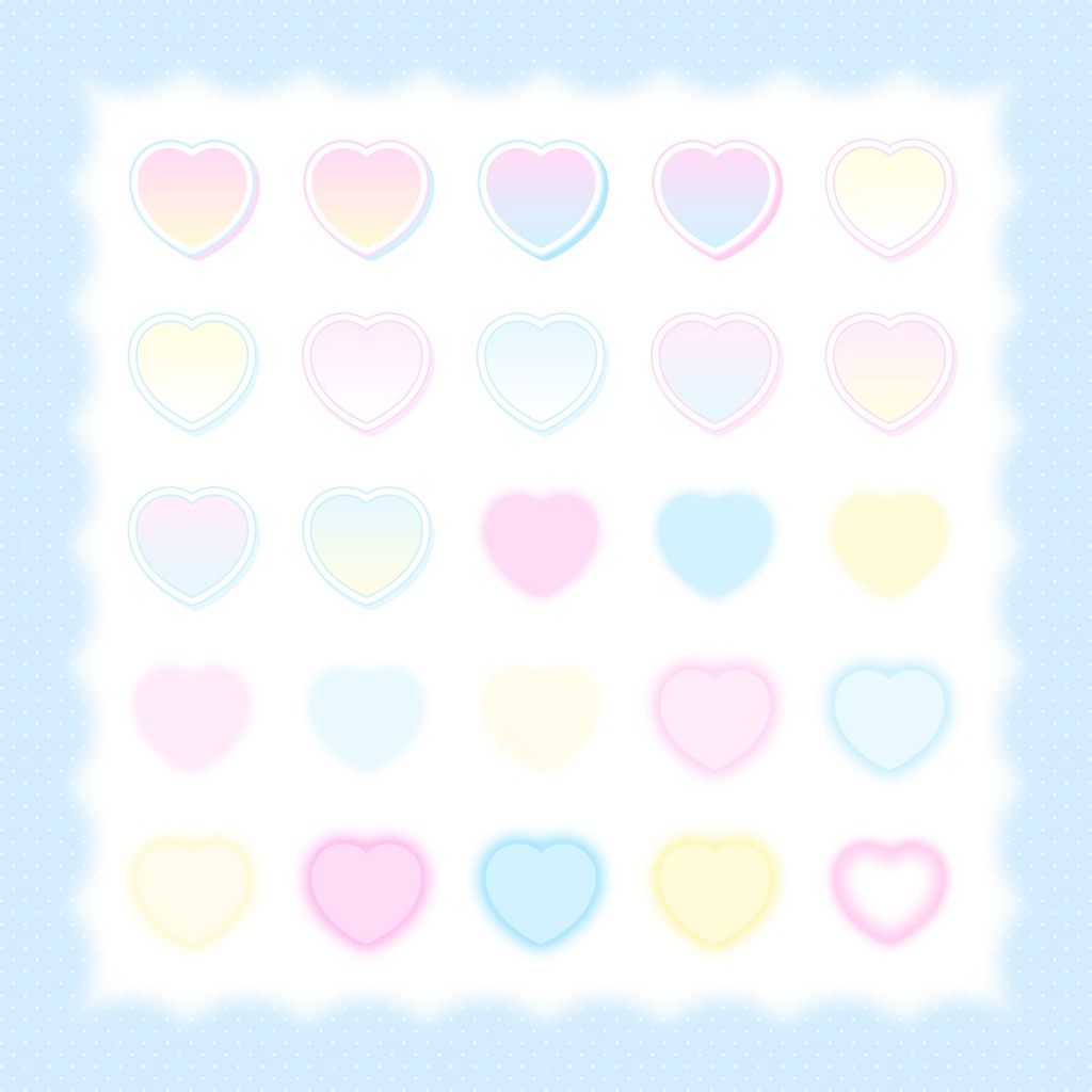 【全200種♡】ミルキーレイヤースタイル⋆˚₊【Photoshop】