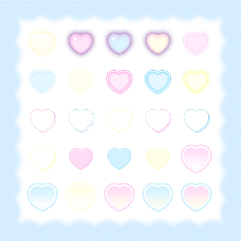 【全200種♡】ミルキーレイヤースタイル⋆˚₊【Photoshop】