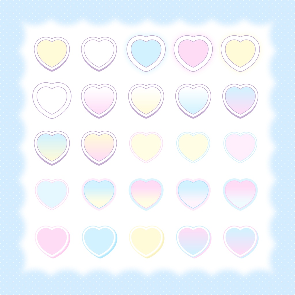 【全200種♡】ミルキーレイヤースタイル⋆˚₊【Photoshop】