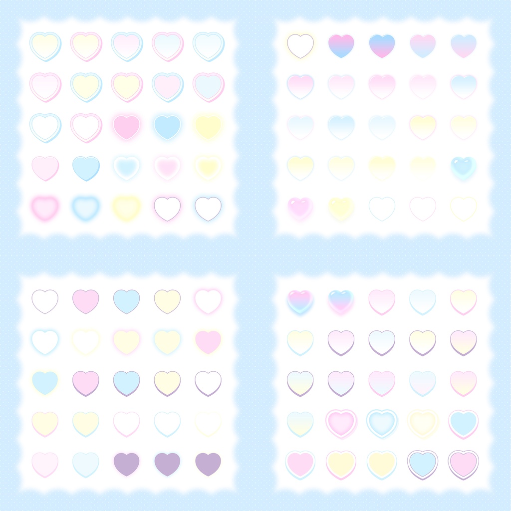 【全200種♡】ミルキーレイヤースタイル⋆˚₊【Photoshop】