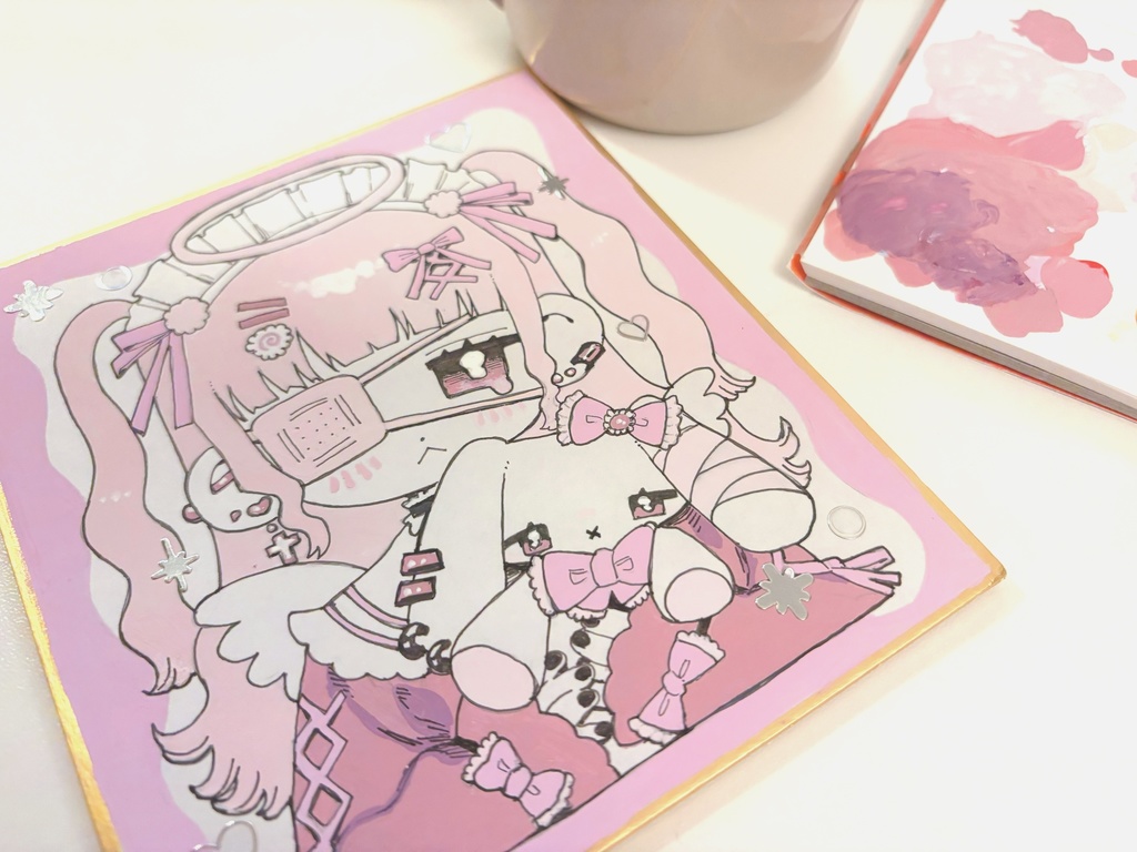 ミニ色紙イラスト