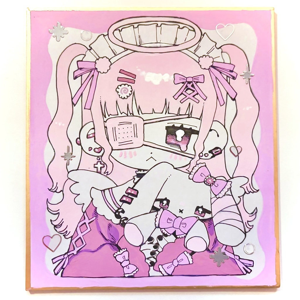 ミニ色紙イラスト