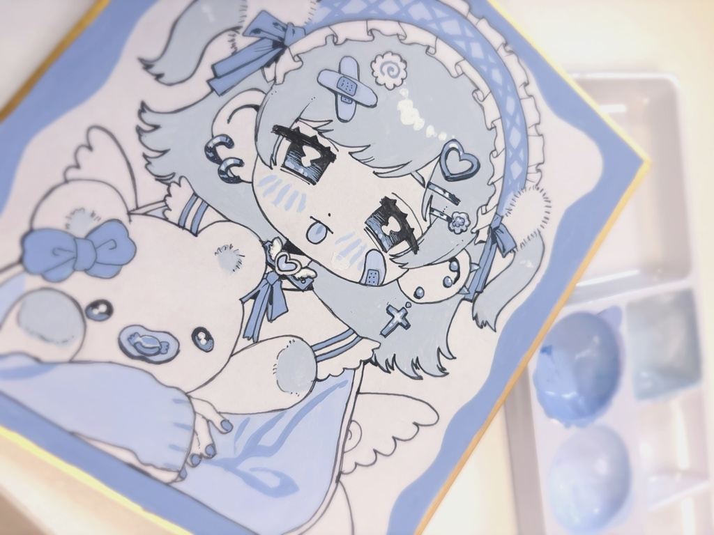 ミニ色紙イラスト