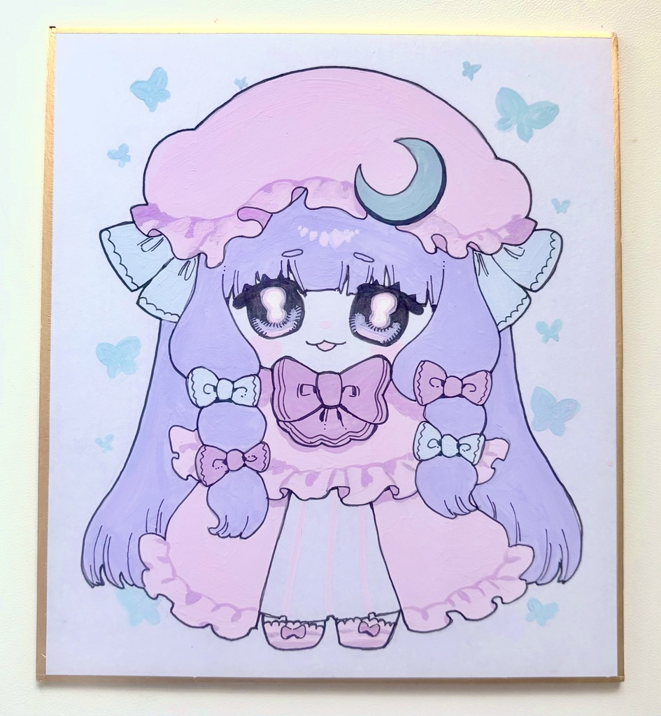 ミニ色紙　パチュリー・ノーレッジ