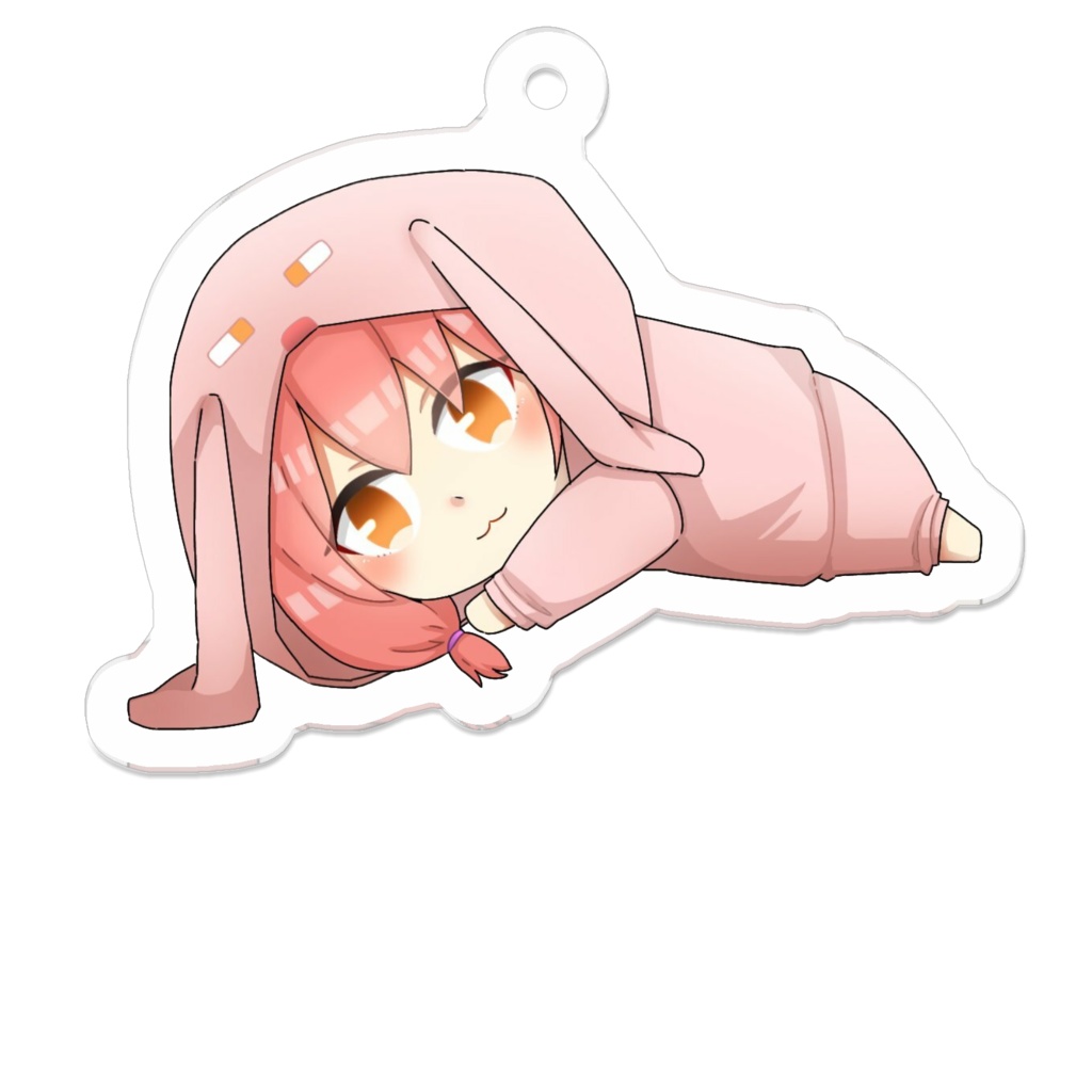 第２弾＊ほんわりさん家【アクリルキーホルダー】ねそべりほんわりVer.