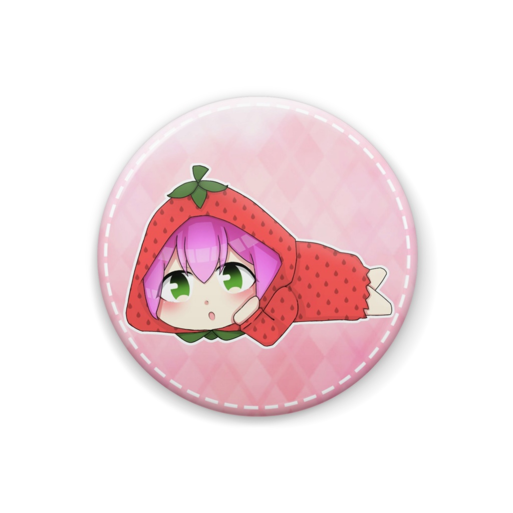 第２弾＊ほんわりさん家【缶バッジ】ねそべりマヨVer.