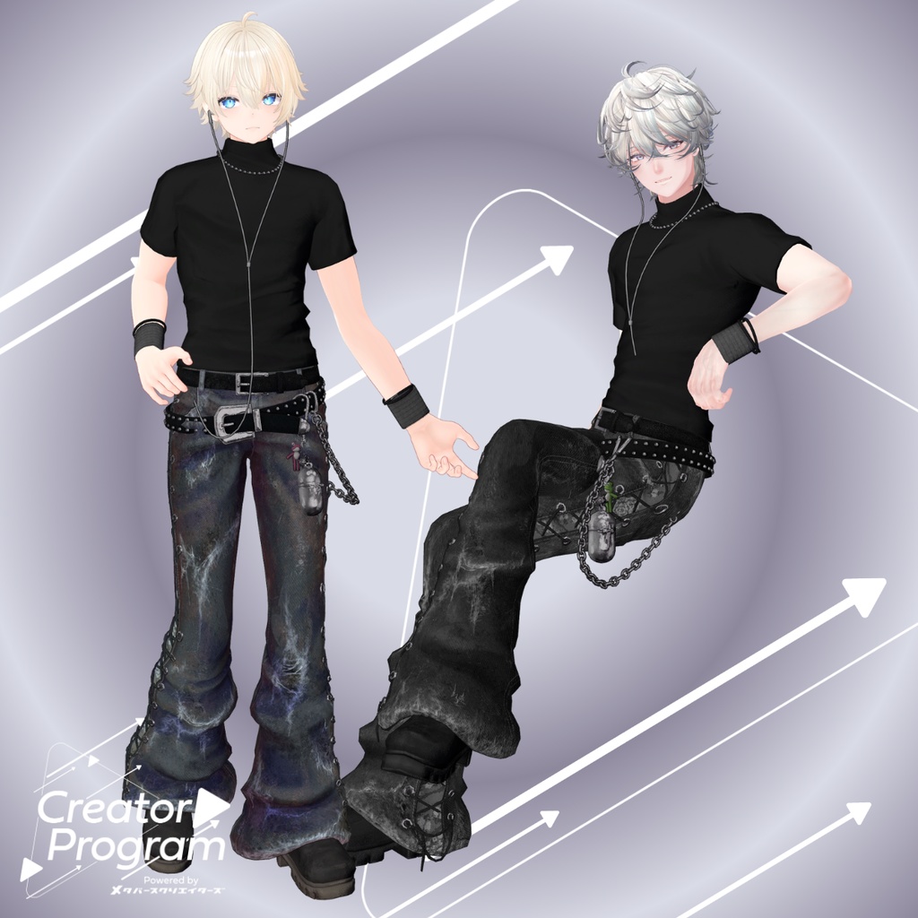 DustyLaceUp Streetwear - VRChat Men's Clothing / CP7