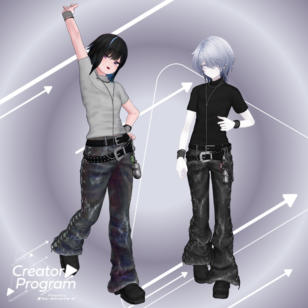 DustyLaceUp Streetwear - VRChat Men's Clothing / CP7