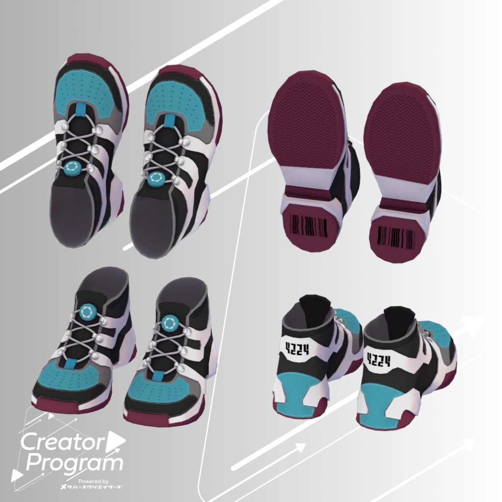 Cyberpunk No4224 Tech-wear Set - VRChat Men's Clothing / CP6