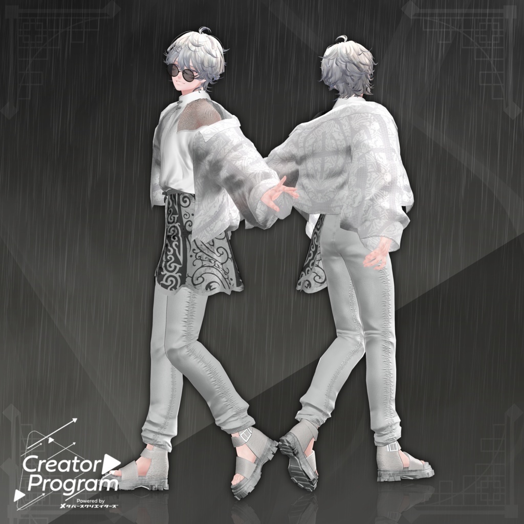 Crimson Mist Streetwear-Juengai  - VRChat Men's Clothing / CP10