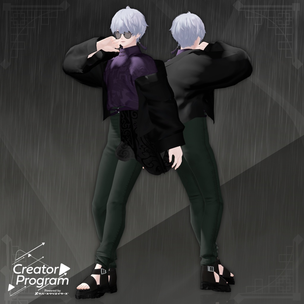 Crimson Mist Streetwear-Juengai  - VRChat Men's Clothing / CP10