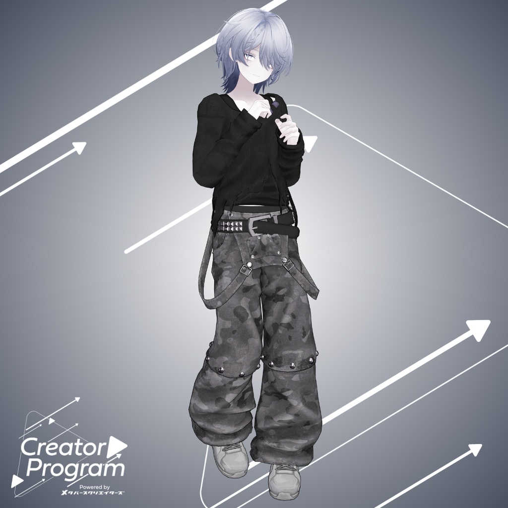 UNTHRDLayer: Street Wear Outfit Set - VRChat Men's Clothing / CP7