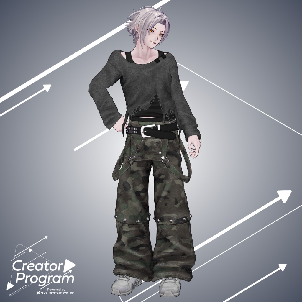 UNTHRDLayer: Street Wear Outfit Set - VRChat Men's Clothing / CP7