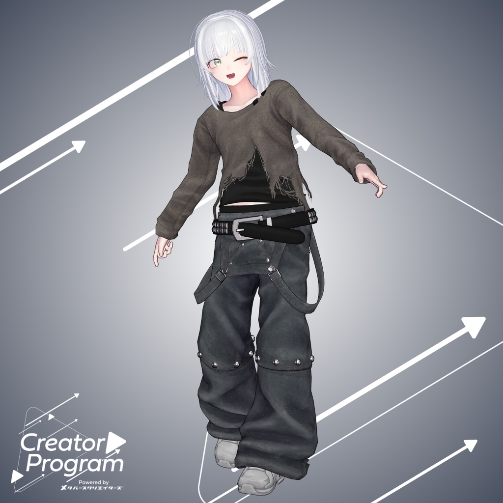 UNTHRDLayer: Street Wear Outfit Set - VRChat Men's Clothing / CP7