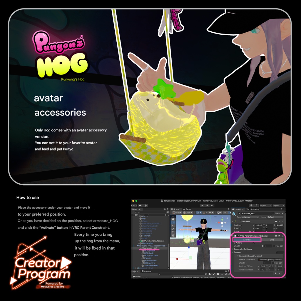 Punyonz - VRChat Avatar /CP9