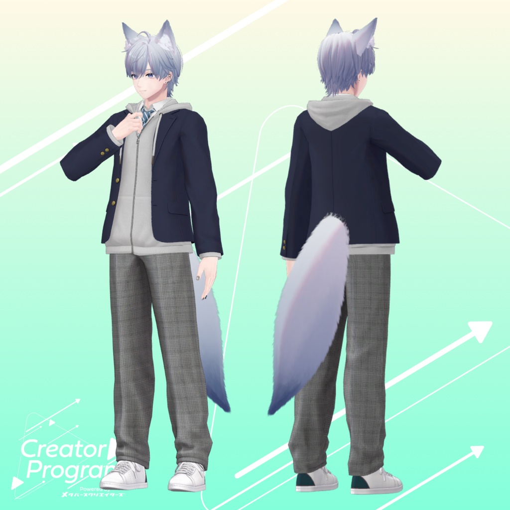 THE Gakuseifuku Schoolwear - VRChat Men's Clothing / CP6