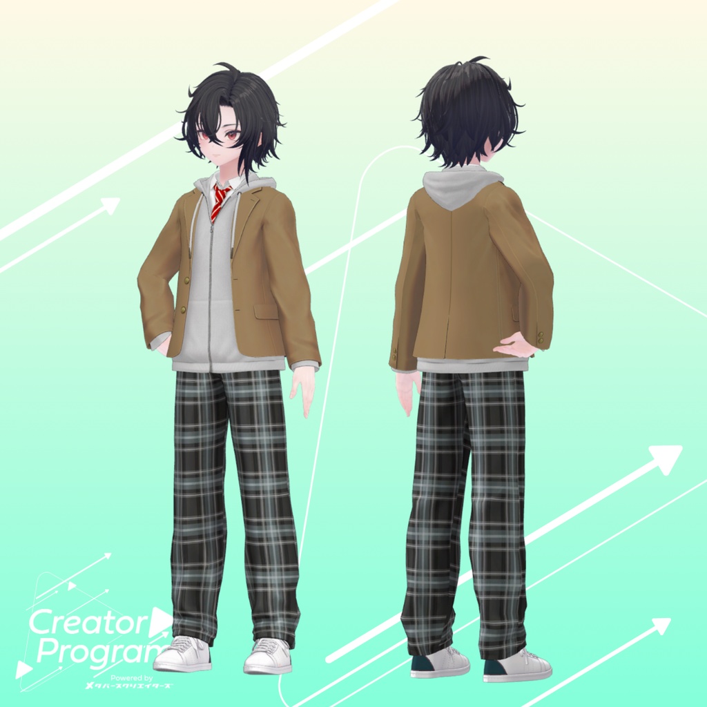 THE Gakuseifuku Schoolwear - VRChat Men's Clothing / CP6