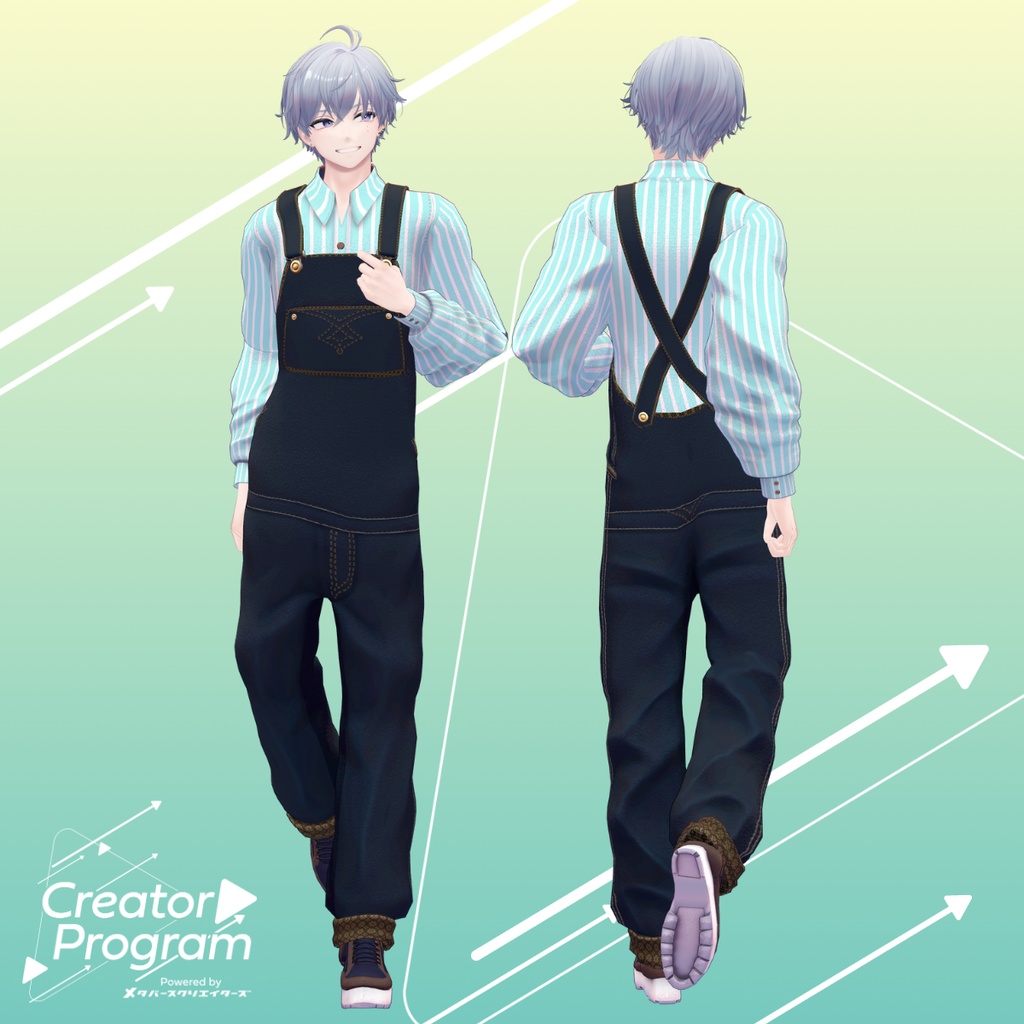 Chocomint Salopette - VRChat Men's Clothing / CP4