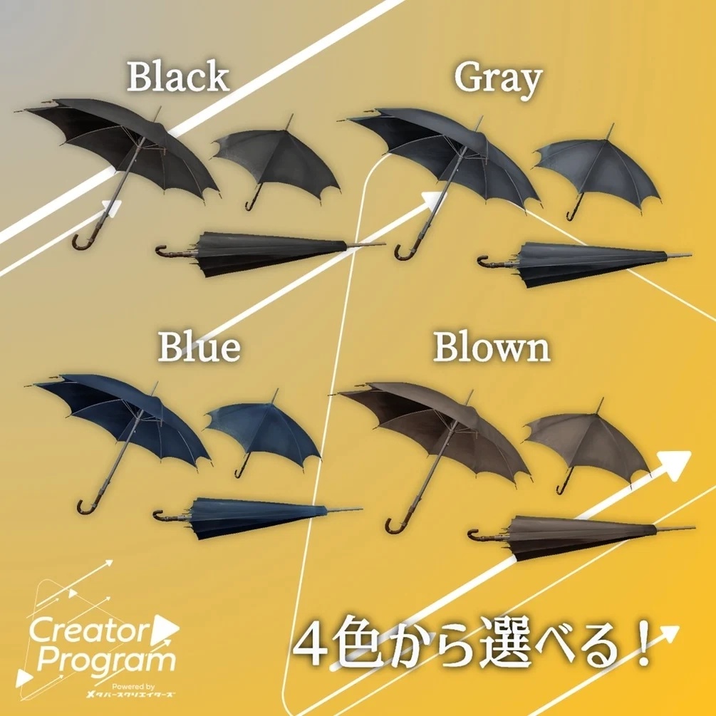 Classic Umbrella Gun - VRChat Gimmicky Avatar Accessory / CP14