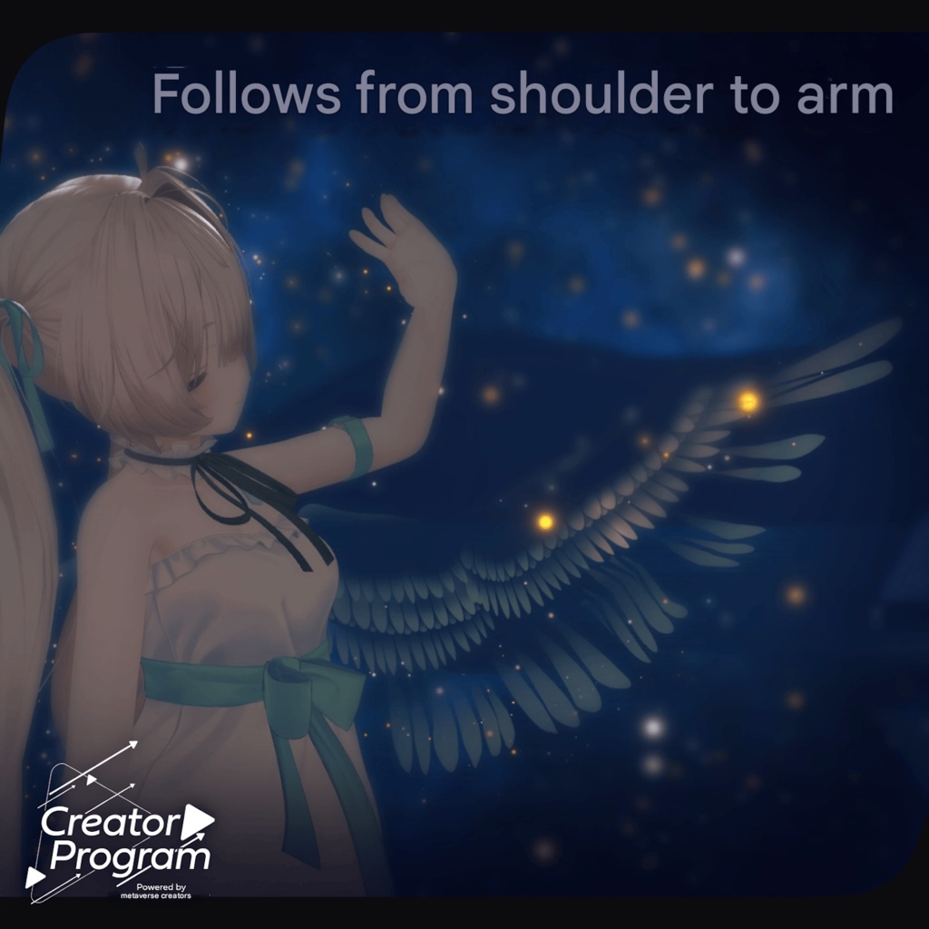 Angel's Relic (Wing Accessory) - VRChat Gimmicky Avatar Accessory / CP19