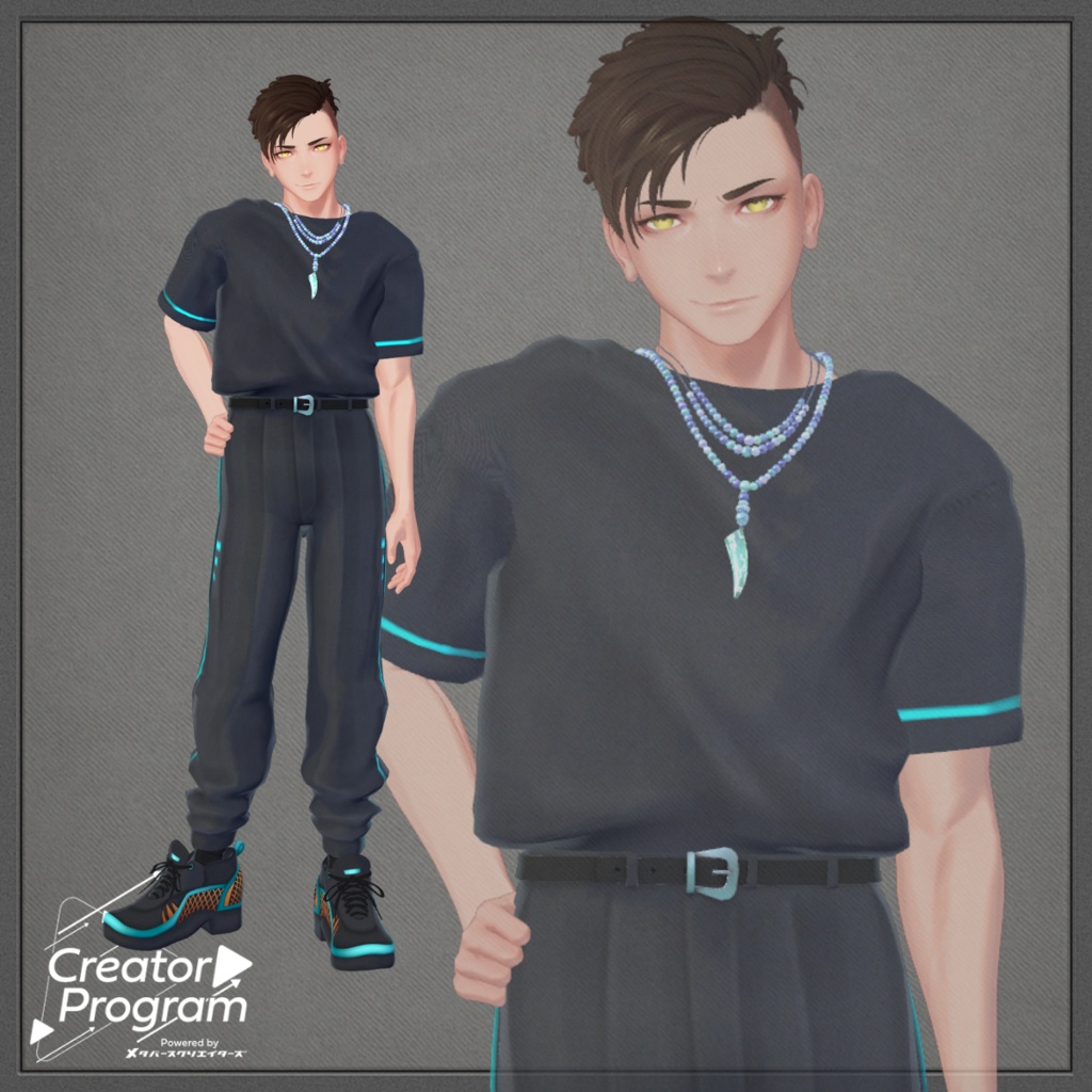 CyberStreetCargoSet - VRChat Men's Clothing / CP11