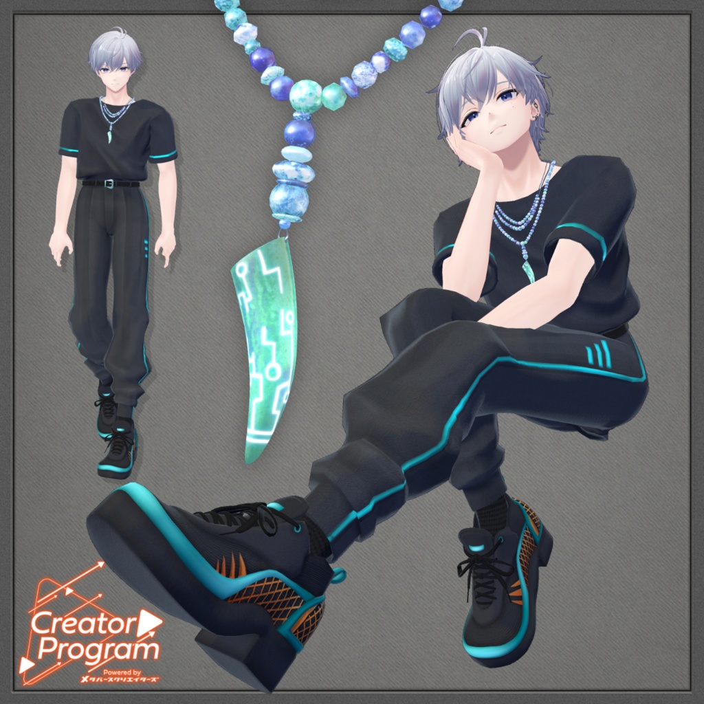 CyberStreetCargoSet - VRChat Men's Clothing  / CP11
