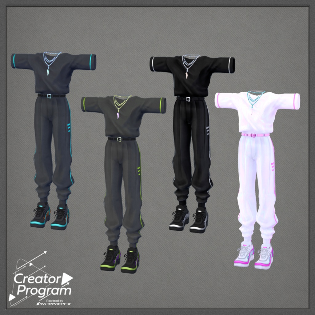CyberStreetCargoSet - VRChat Men's Clothing / CP11