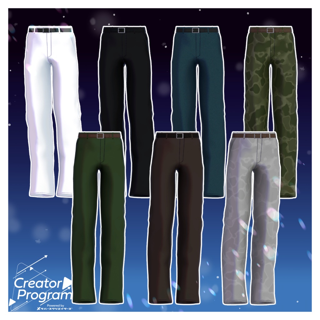 MidnightStadium Blouson Set - VRChat Men's Clothing/ CP1