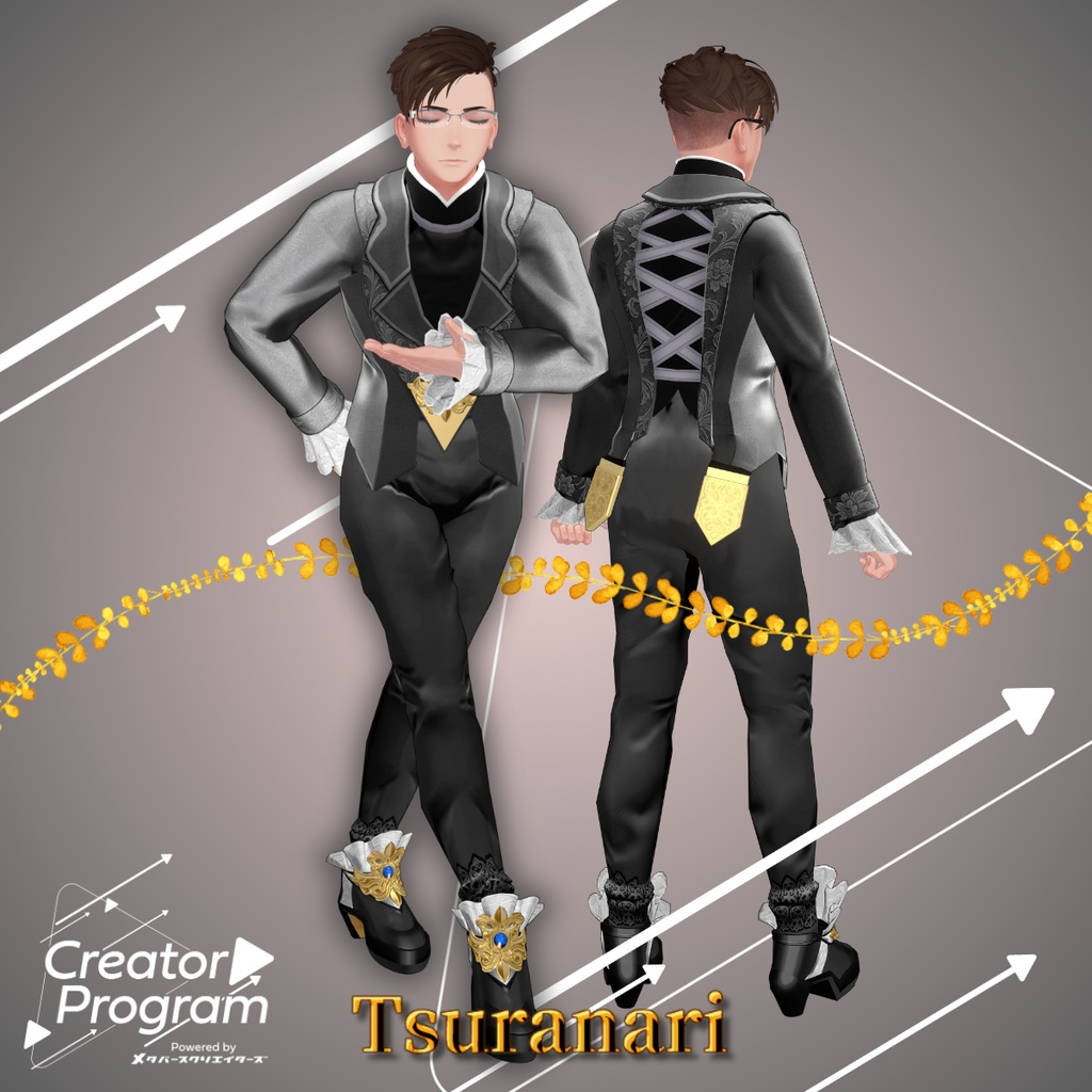 SecondFlush Tea Garden Breeze - VRChat Men's Clothing / CP2