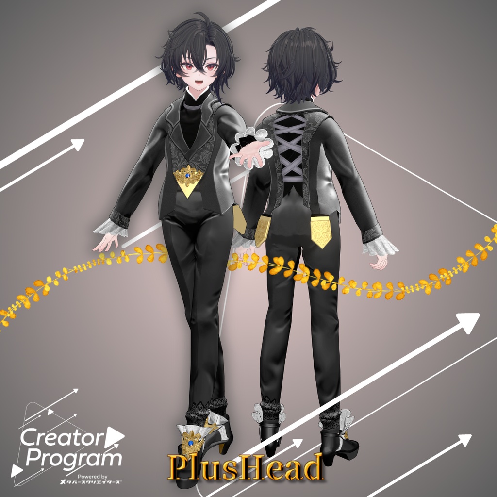 SecondFlush Tea Garden Breeze - VRChat Men's Clothing / CP2