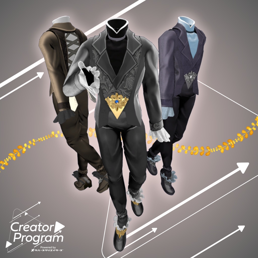 SecondFlush Tea Garden Breeze - VRChat Men's Clothing / CP2