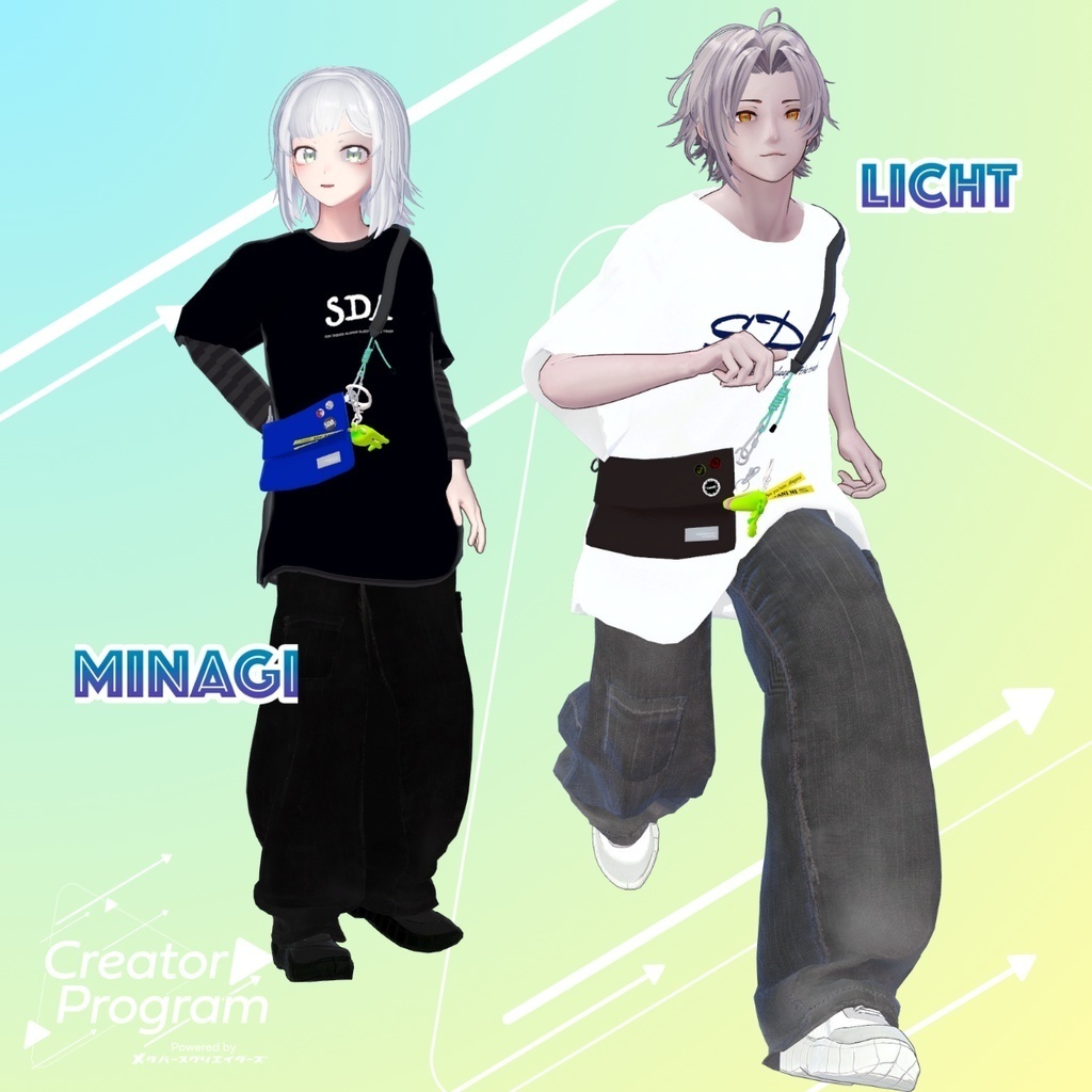 SnappyDayAhead Casual T-shirt & Jeans set - VRChat Men's Clothing / CP9