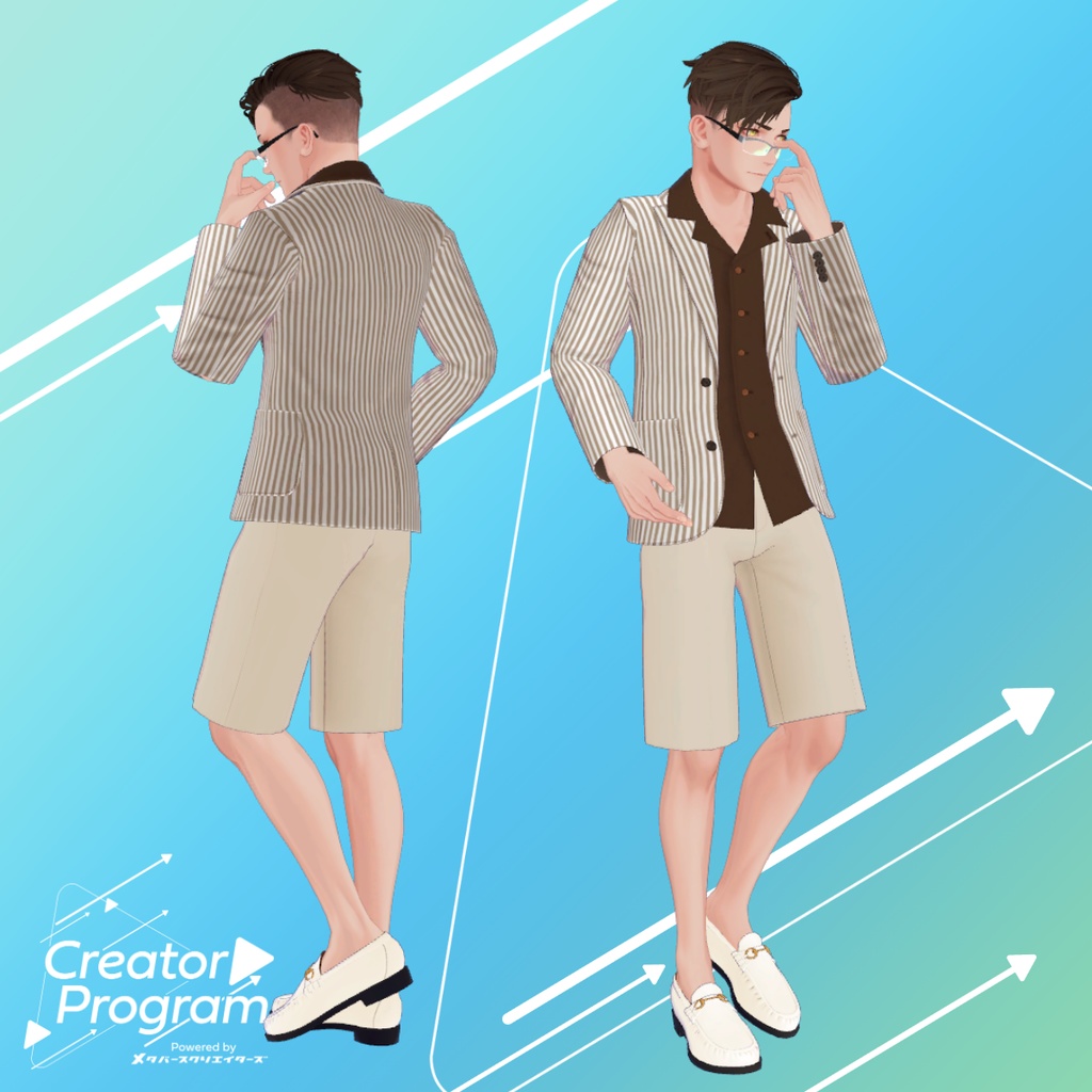 CoastalGrace Vacation Outfit - VRChat Men's Clothing / CP1