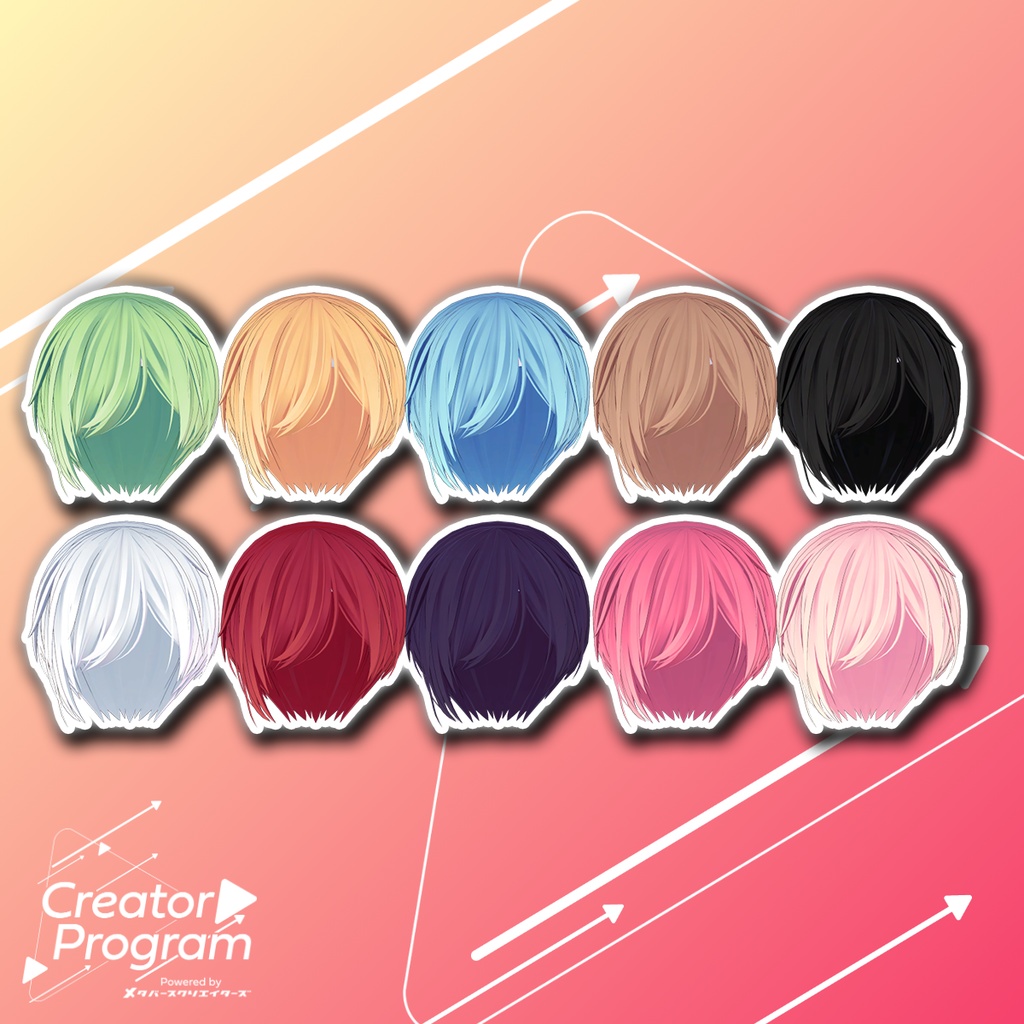 Half-up Hair - VRChat Hair / CP13