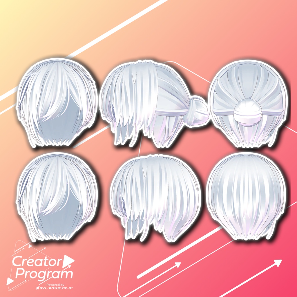 Half-up Hair - VRChat Hair / CP13